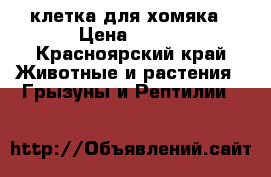 клетка для хомяка › Цена ­ 700 - Красноярский край Животные и растения » Грызуны и Рептилии   